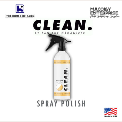 CLEAN. by Pan the Organizer Spray Polish 16oz