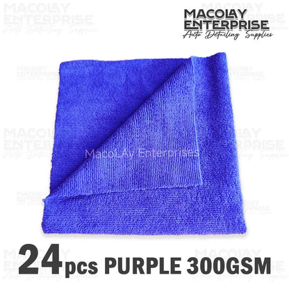 300gsm 40x40cm Premium Color Edgeless Detailing Microfiber Towel