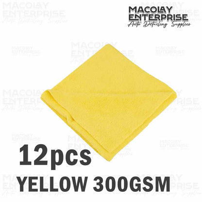 300gsm 40x40cm Premium Edgeless Car Detailing Microfiber Towel
