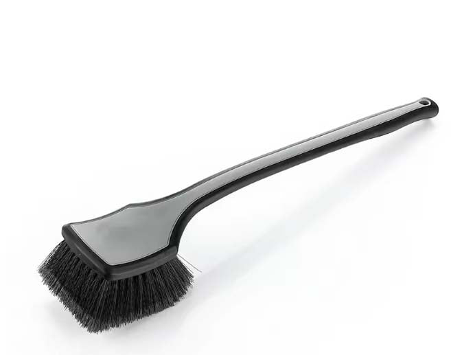 WH-39 Long Rubber Handle Fender Tire Soft Flagged Bristle Brush