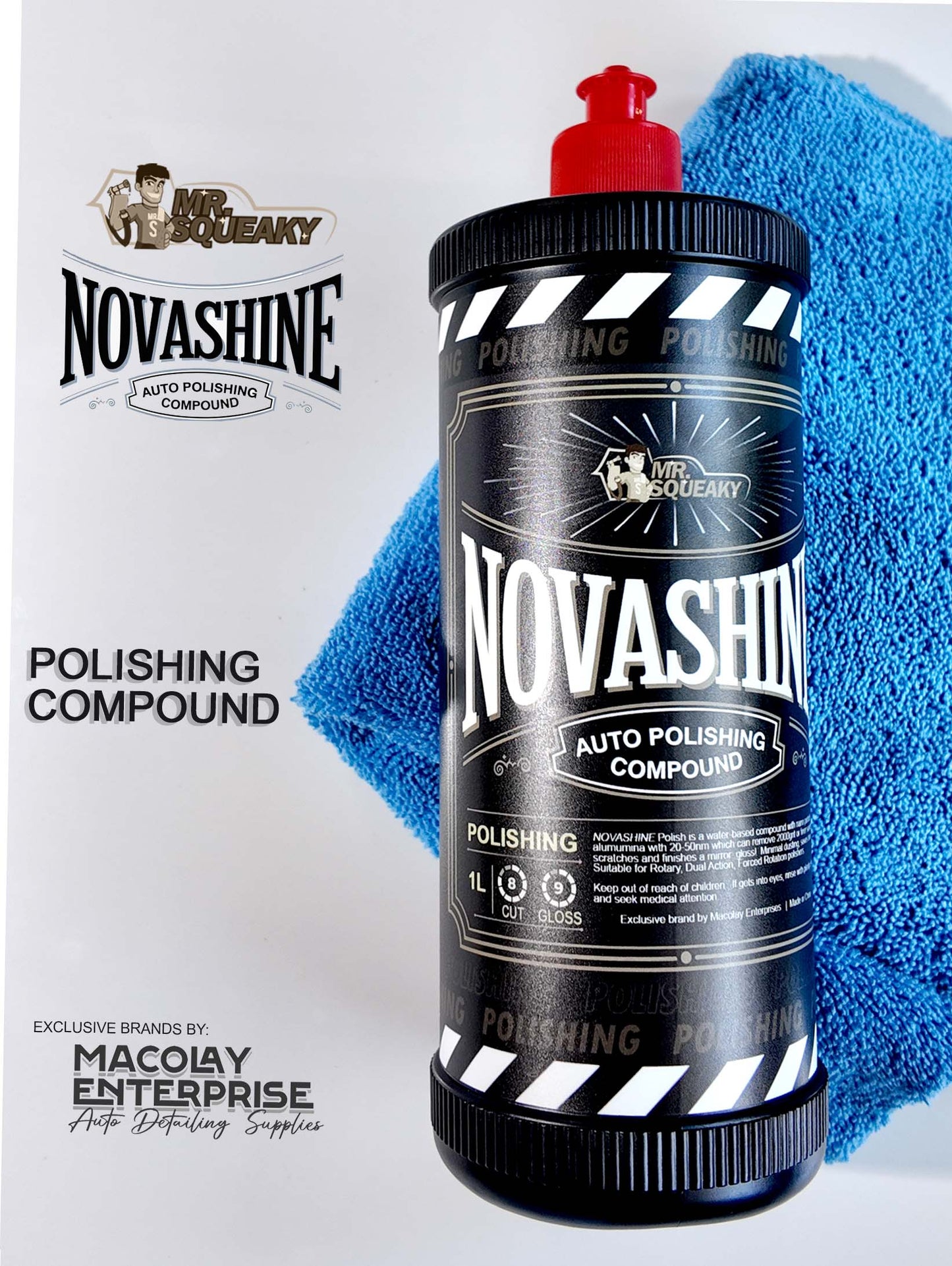 NovaShine Compounds Extra Heavy Cut, Heavy Cut, Polish