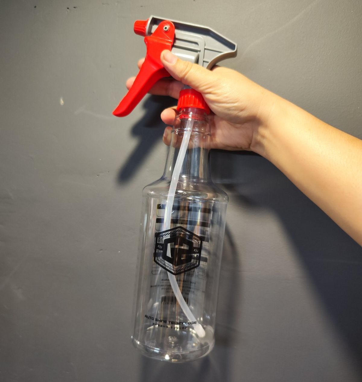 SP-003 Chemical Resistant Sprayer 1 Liter Detailing White or CLEAR Bottle