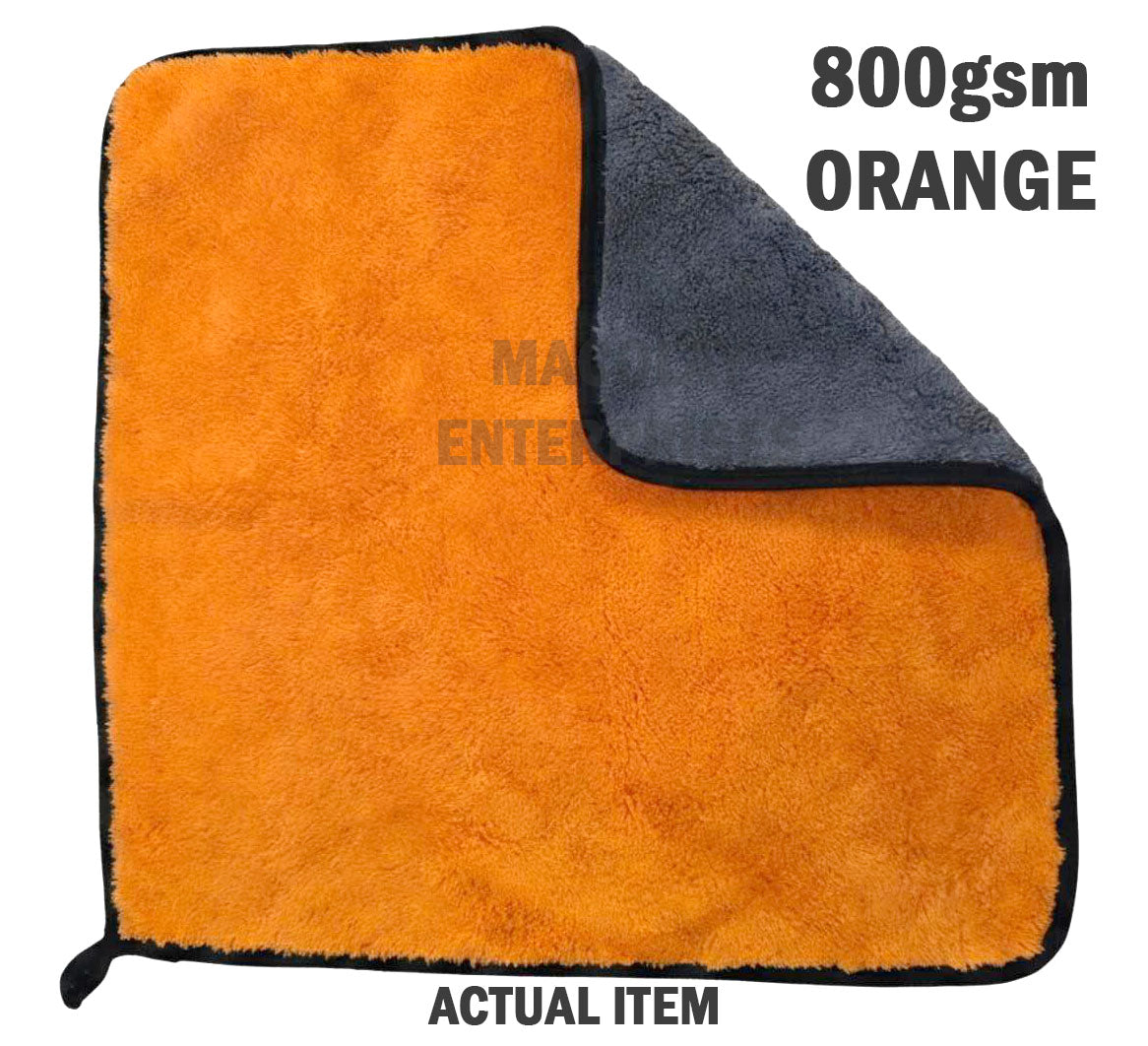 800gsm 40x40cm Microfiber Car Detailing Buffing Towel