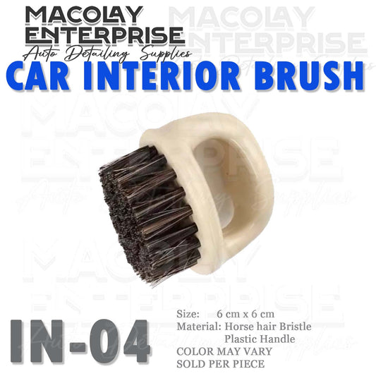 IN-04 Small size Boars Hair Bristle Car Interior Brush