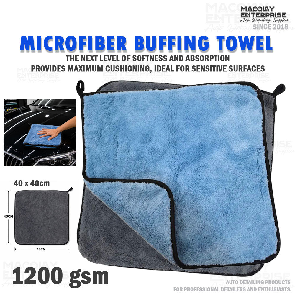 1200gsm Premium Thick Microfiber Car Detailing Buffing Towel