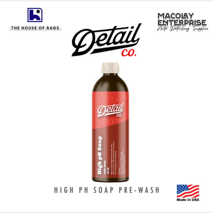 Detail Co. Hard Wash V2 High pH Presoak Foam Wash 32oz