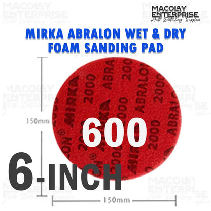 PO-024 Mirka Abralon Wet and Dry Foam Sanding Disc, Sanding Pad