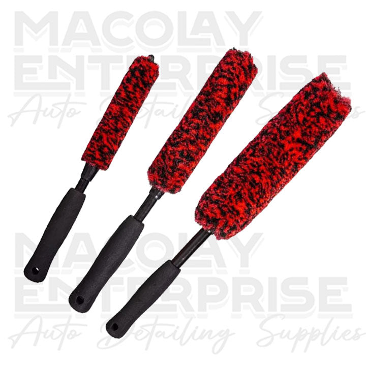 WH-04 3pcs Wheel Woolies Brush Set
