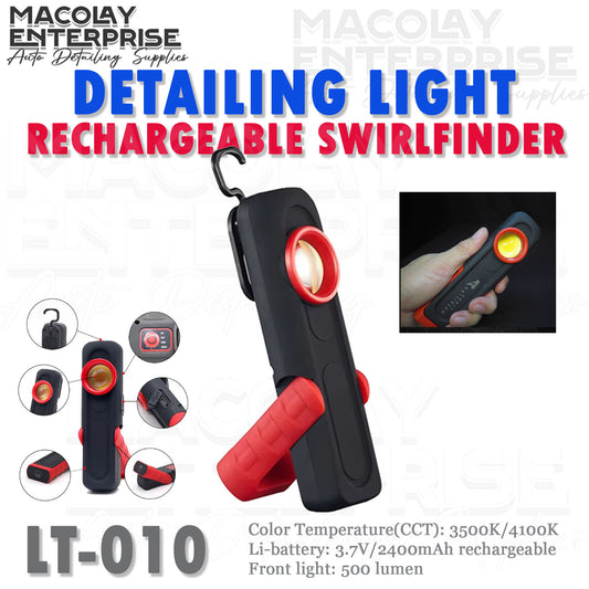 LT-010 Rechargeable Swirlfinder Detailer Inspection Light