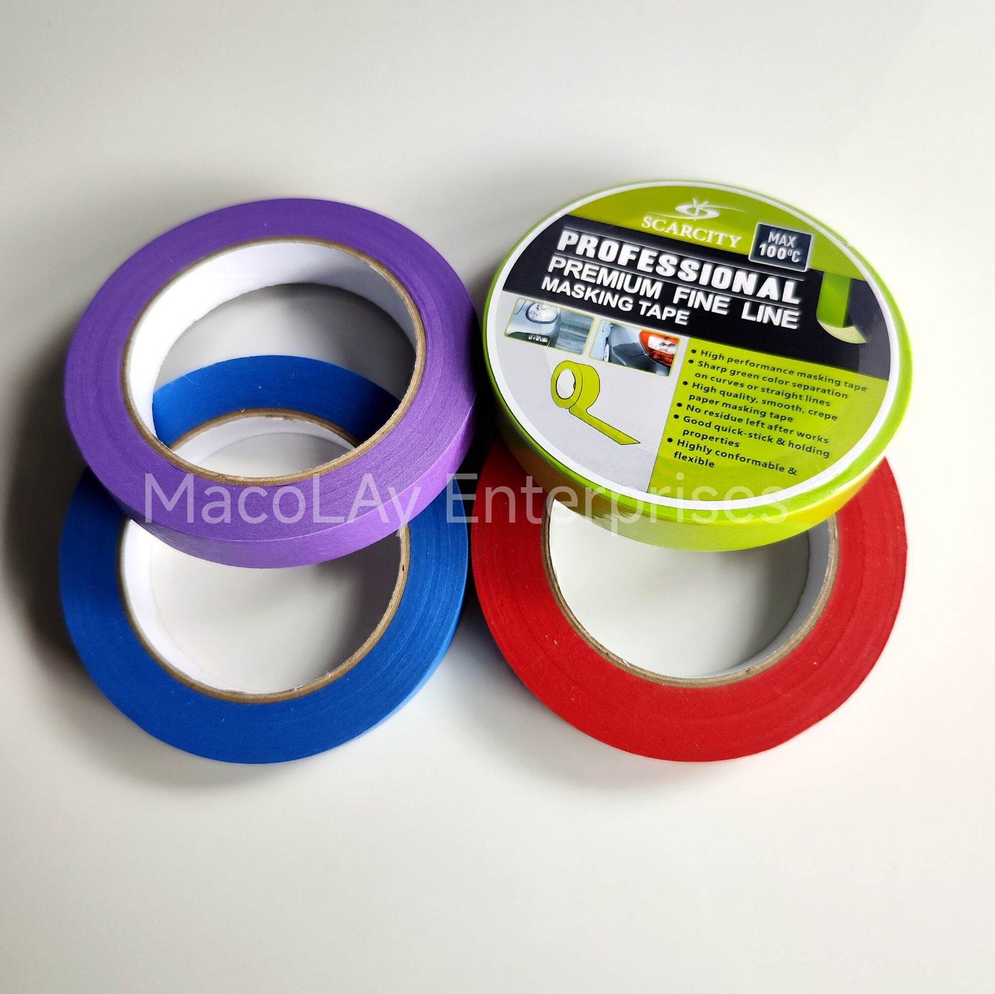 DT-003a SCARCITY 18mm x 50 meters Detailing Tape Painter's Tape