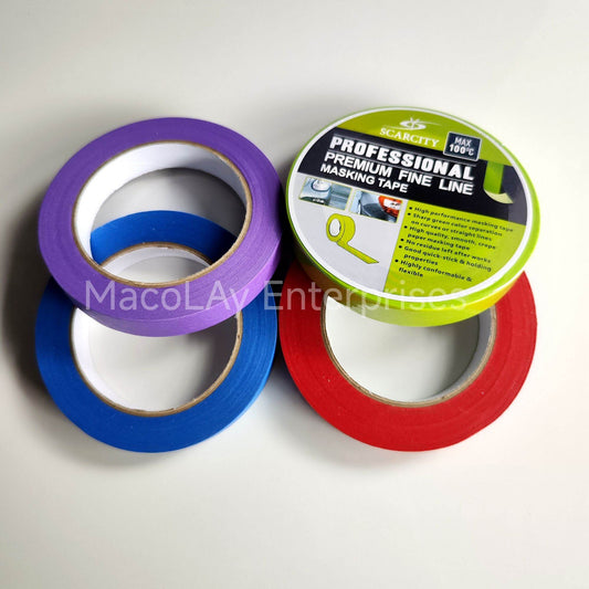 DT-003a SCARCITY 18mm x 50 meters Detailing Tape Painter's Tape