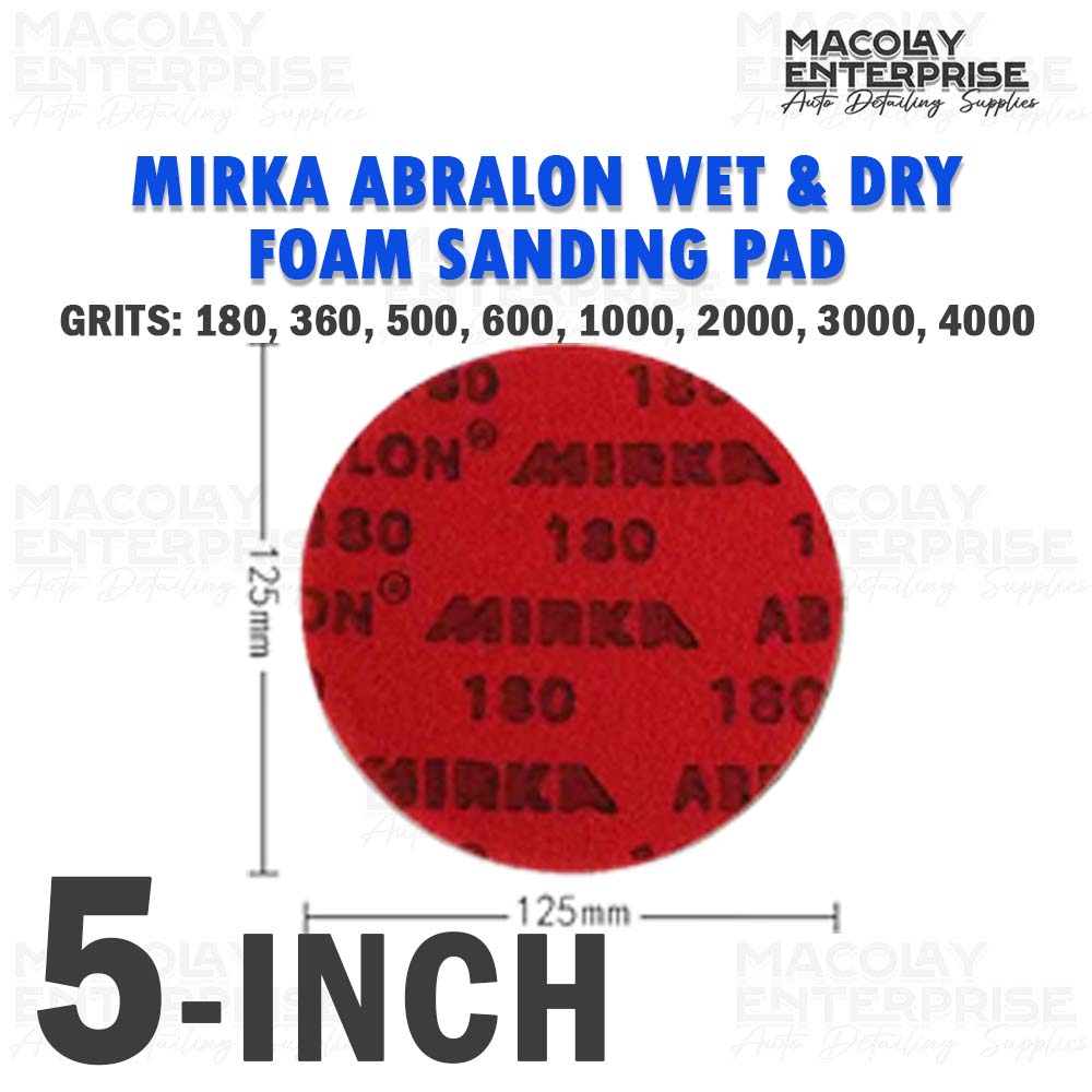 PO-024 Mirka Abralon Wet and Dry Foam Sanding Disc, Sanding Pad