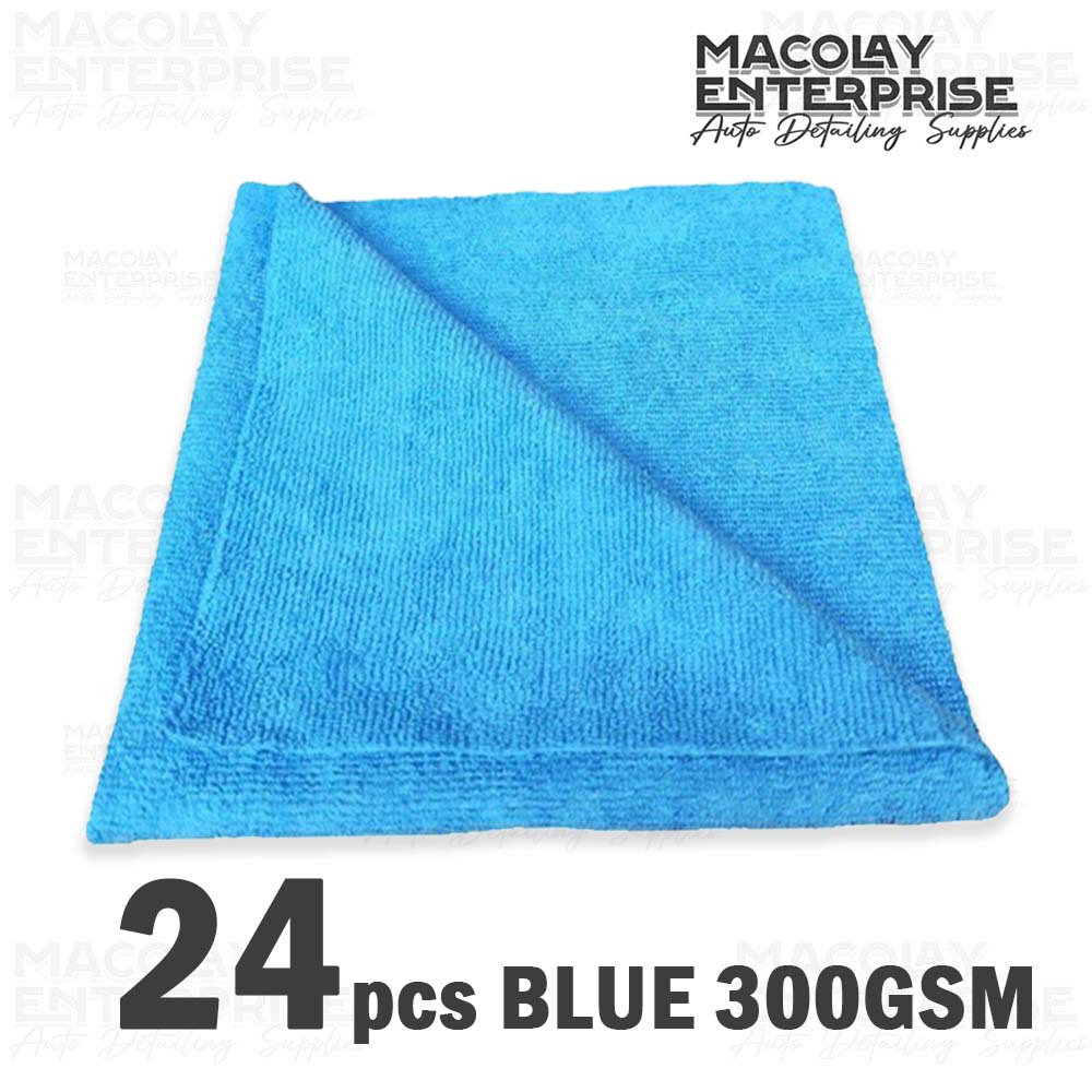 300gsm 40x40cm Premium Color Edgeless Detailing Microfiber Towel