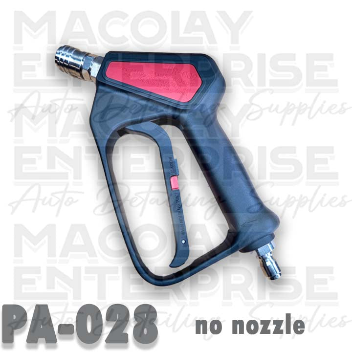 PA-028 High Pressure Washer Gun Push Lock Nozzle and Smooth Swivel Anti Hose Tangle