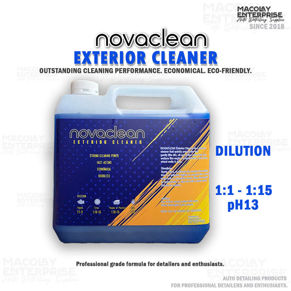 Novaclean Interior Cleaner or Exterior Cleaner 500ml or 4L