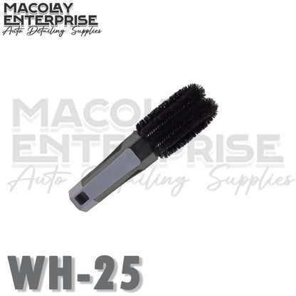 WH-25 Black Hard Bristles Wheel Lug Nut Brush