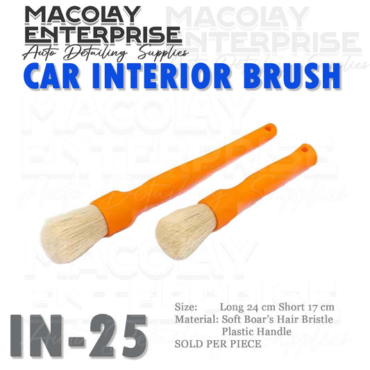 IN-25 Soft Boar's Hair Car interior Detailing Brush