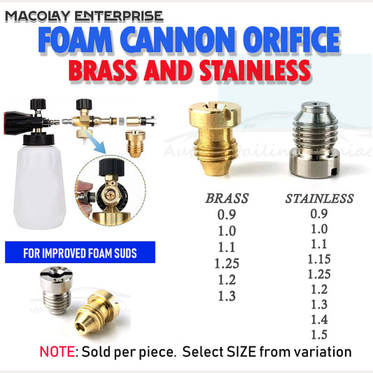 PA-005 Foam Cannon Orifice Replacement