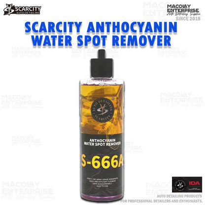 Scarcity Anthocyanin Car Water Spot Remover 500ml or 4L