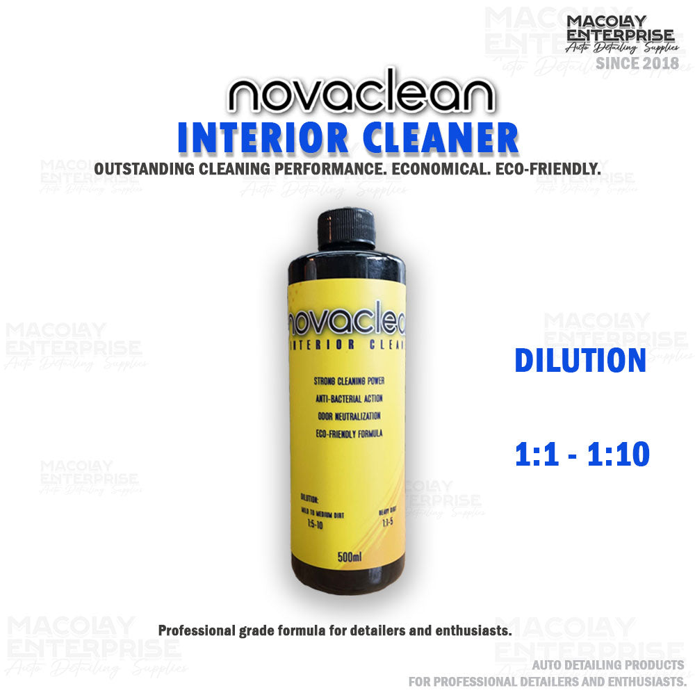 Novaclean Interior Cleaner or Exterior Cleaner 500ml or 4L