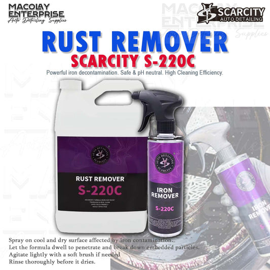 SCARCITY S-220C Car Iron Remover 500ml or 1 Gallon