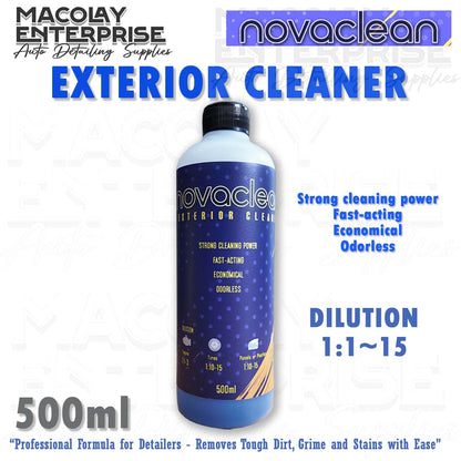 Novaclean Interior Cleaner or Exterior Cleaner 500ml or 4L