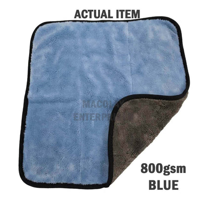 800gsm 40x40cm Microfiber Car Detailing Buffing Towel