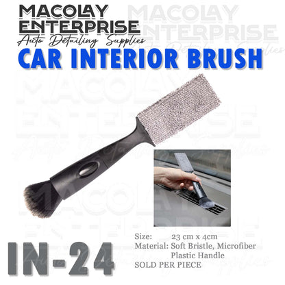 IN-24 Double head Detachable Air Vent Car Interior Brush