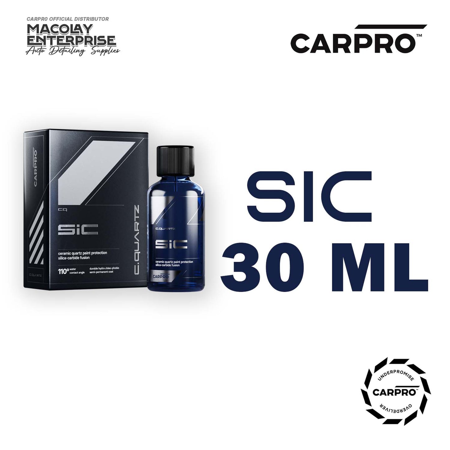 CarPro CQUARTZ SiC Ceramic Coating 30ml or 50ml