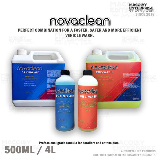 Novaclean PreWash and Drying Aid for Car Wash 500ml or 1 Gallon
