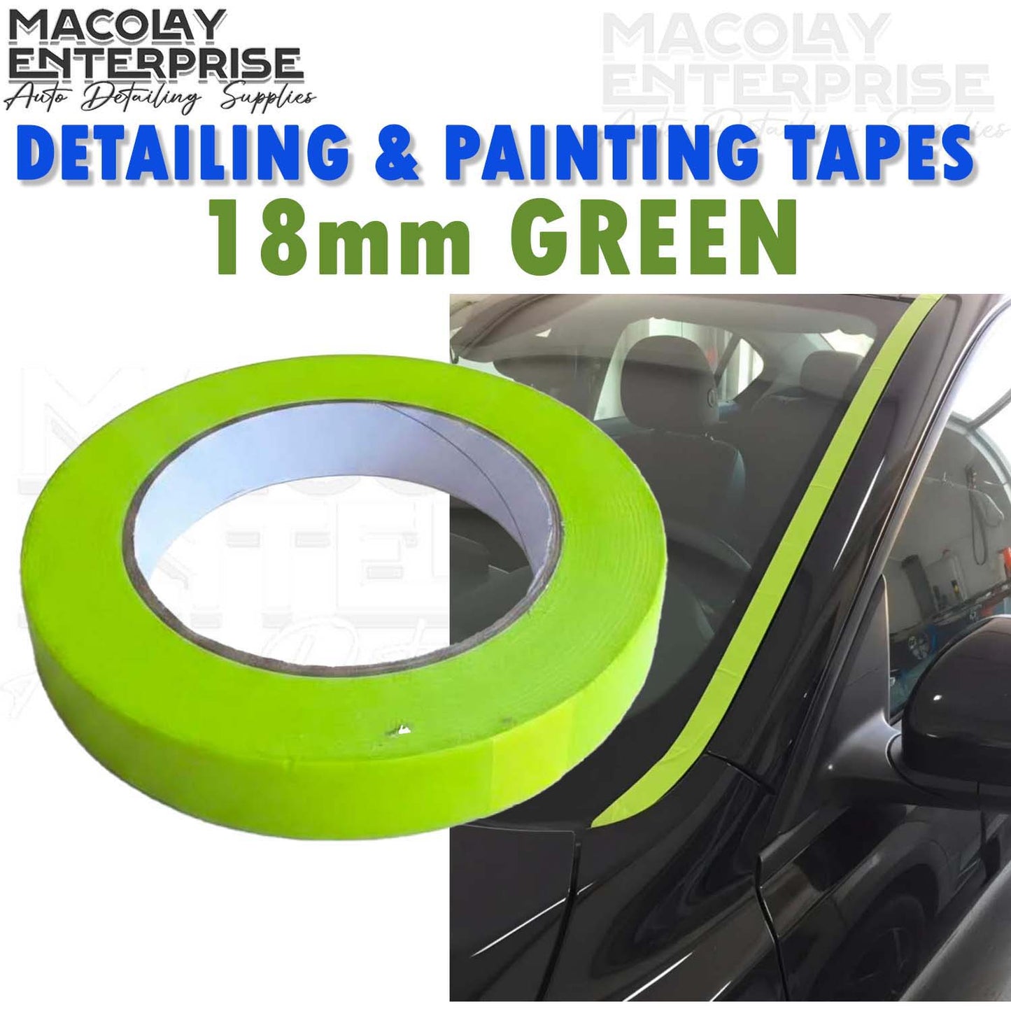 DT-039 Colored Detailing Tapes 50meters 18mm or 30mm