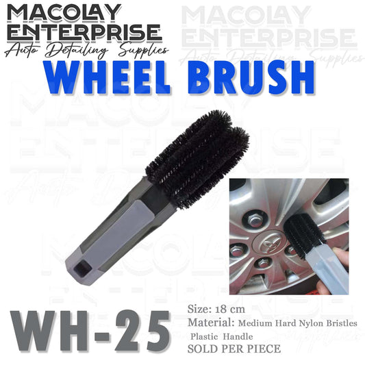 WH-25 Black Hard Bristles Wheel Lug Nut Brush