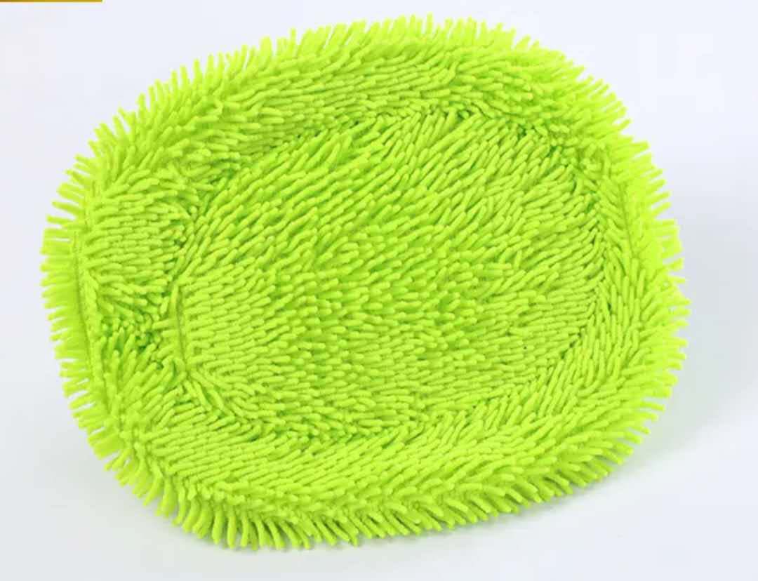 IN-56 Long Handle Telescopic Microfiber Wash Mitt Brush