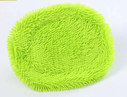 IN-56 Long Handle Telescopic Microfiber Wash Mitt Brush