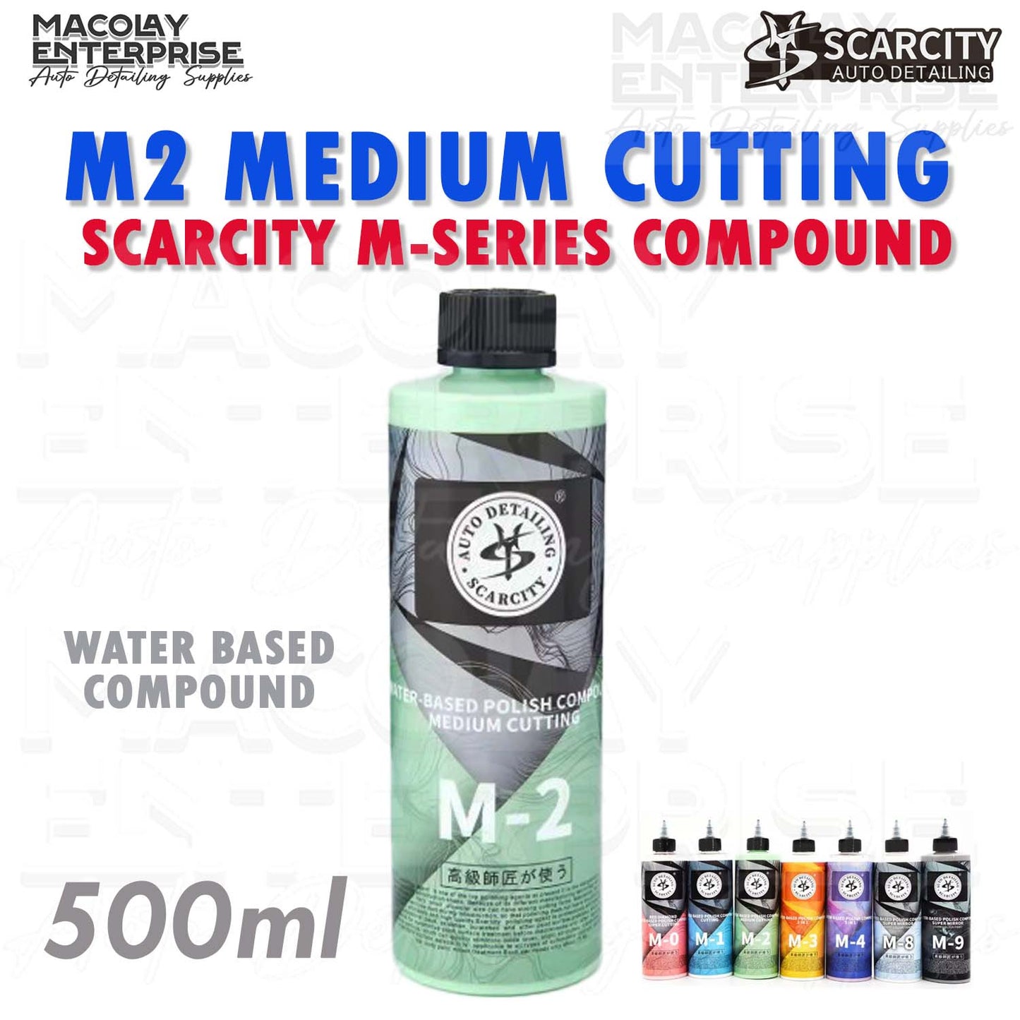 SCARCITY M2 Water Based Polishing Compound 500ml