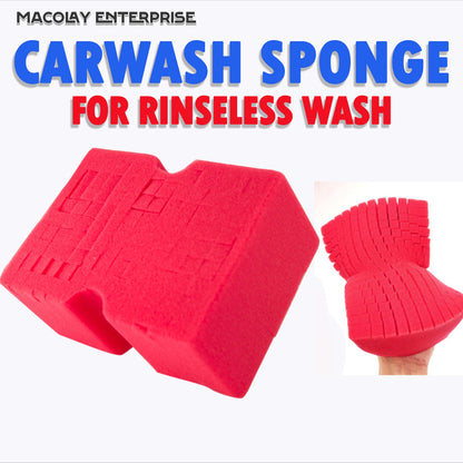 Red Sponge for Rinseless Carwash