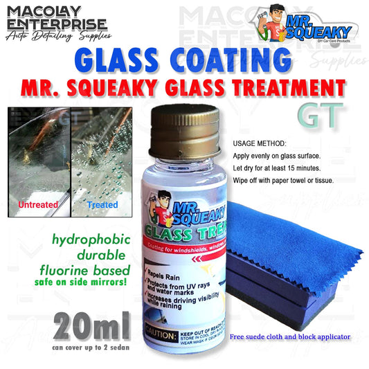 Mr. Squeaky  Glass Treatment Water Repellent 20ml