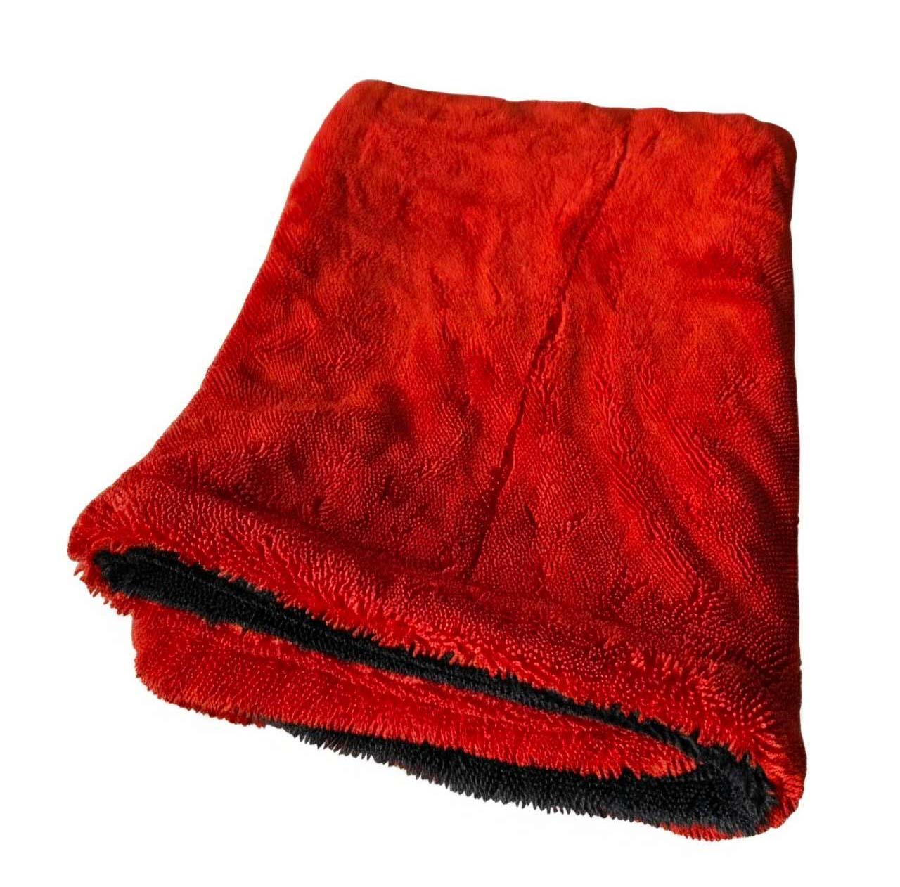 Red-Gray 1300gsm Double sided Twisted Fiber Premium Car Drying Towel