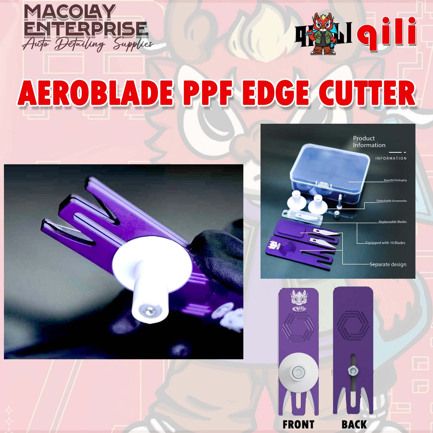 WR-127 Aeroblade for Precise Edge Cutting for PPF and Vinyl