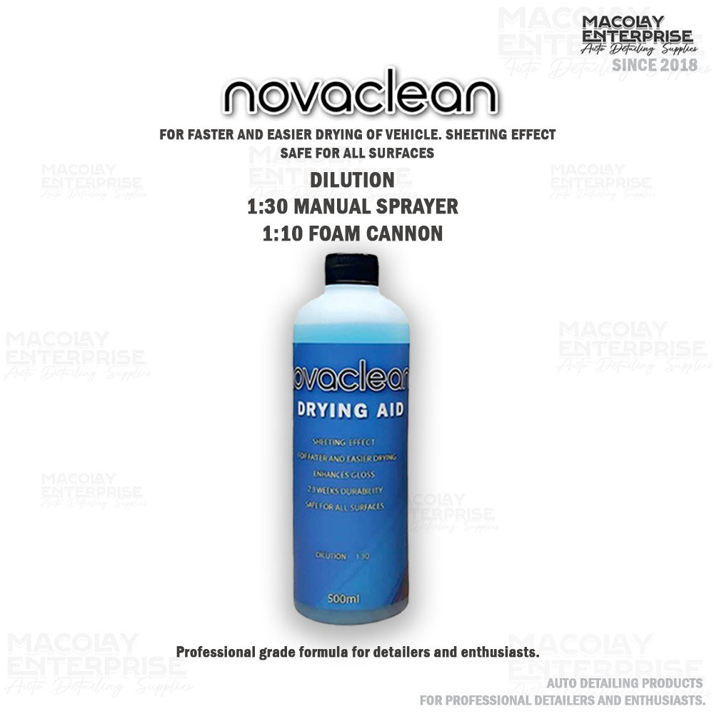 Novaclean PreWash and Drying Aid for Car Wash 500ml or 1 Gallon