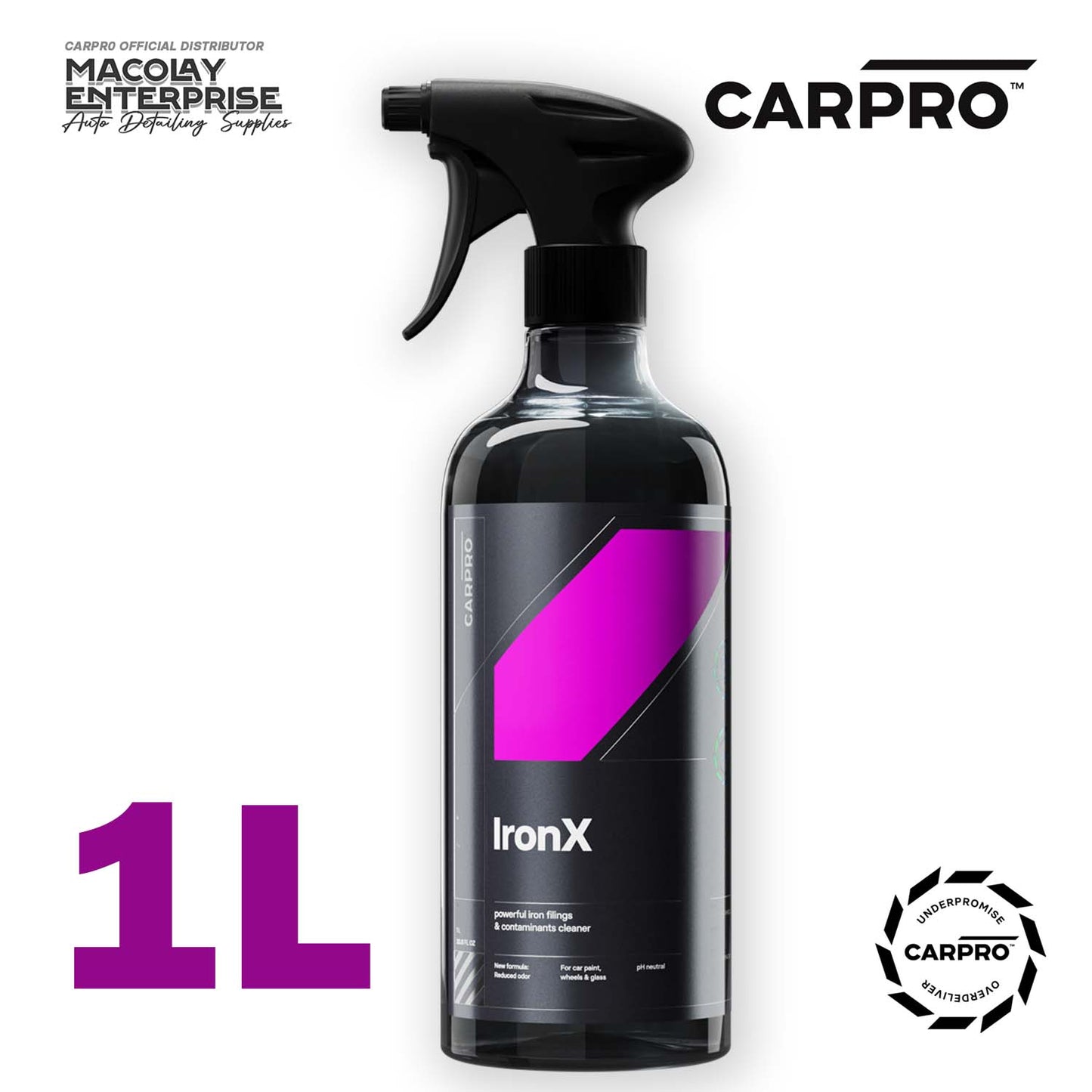 CarPro Iron-X Iron Fallout Remover 500ml or 1Liter