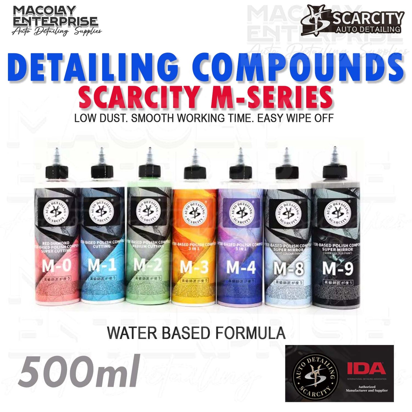SCARCITY M0 Water Based Heavy Cut Compound 500ml