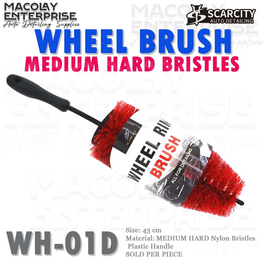 WH-01D Scarcity Red Medium Hard Large Wheel Brush
