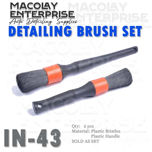 IN-43 Chemical Resistant 2-pc Detailing Brush Set