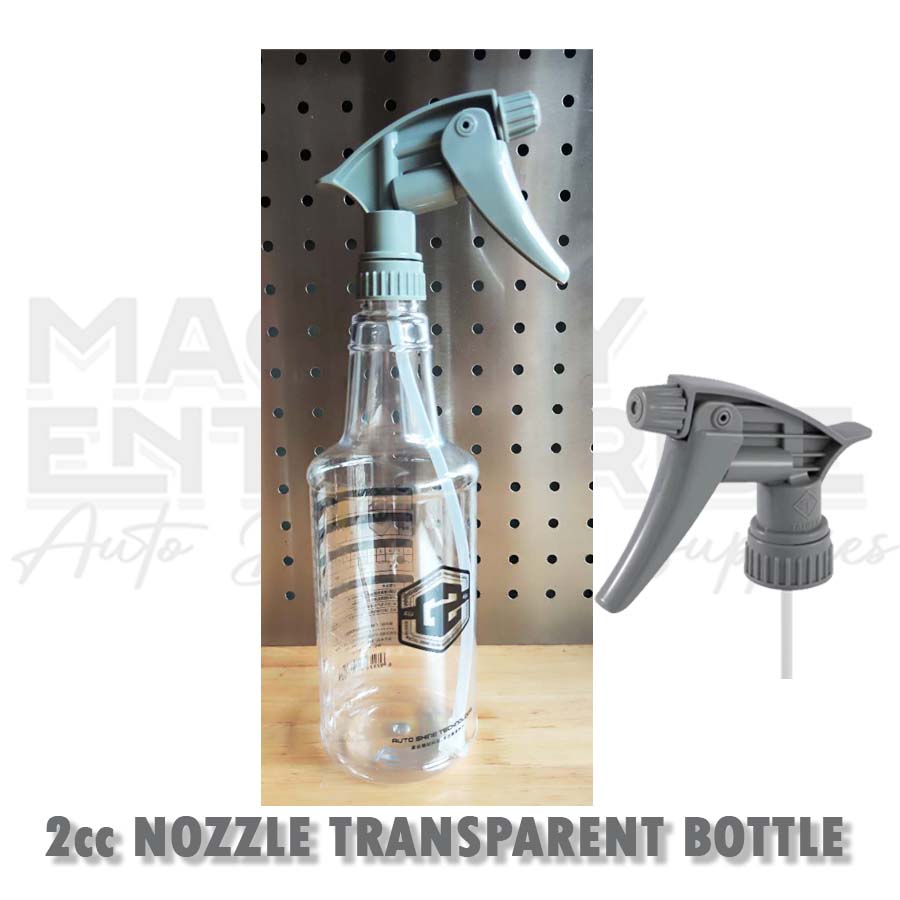 SP-003 Chemical Resistant Sprayer 1 Liter Detailing White or CLEAR Bottle