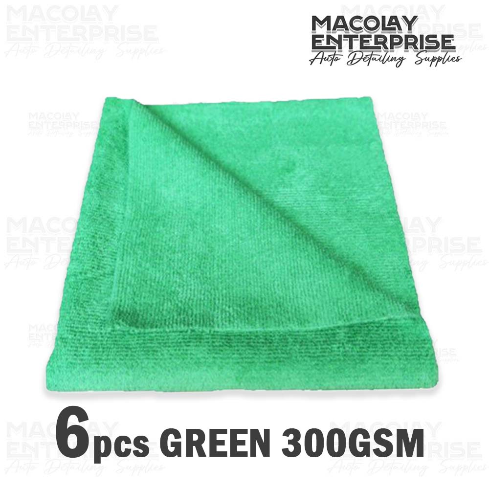 300gsm 40x40cm Premium Color Edgeless Detailing Microfiber Towel