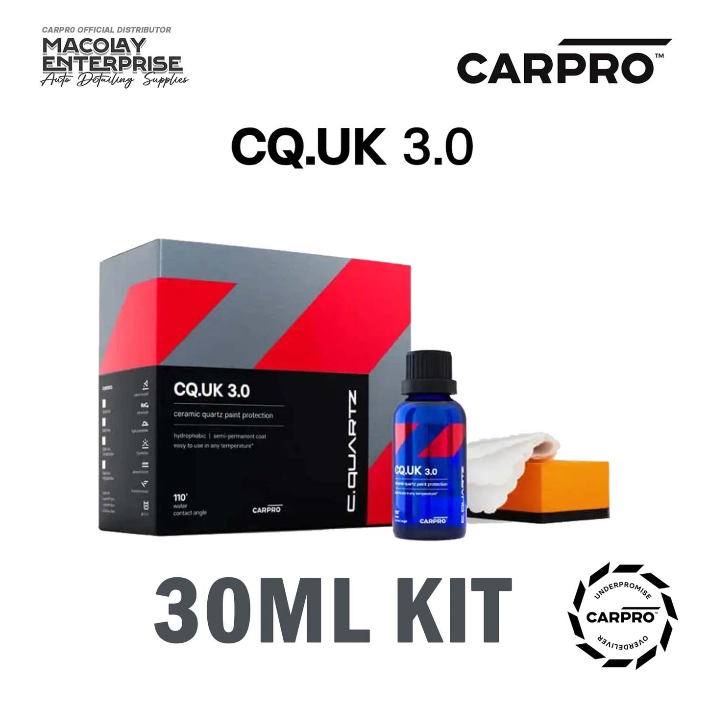 CarPro CQUARTZ UK 3.0 Ceramic Quartz Coating
