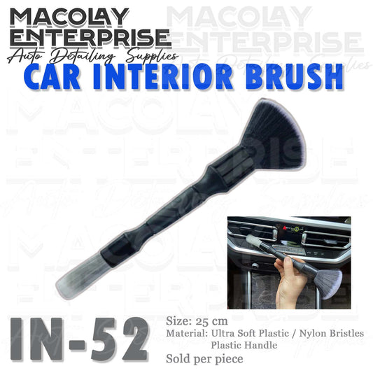 IN-52 Ultra Soft and Fine Tip 2 in 1 Car interior Detailing Brush