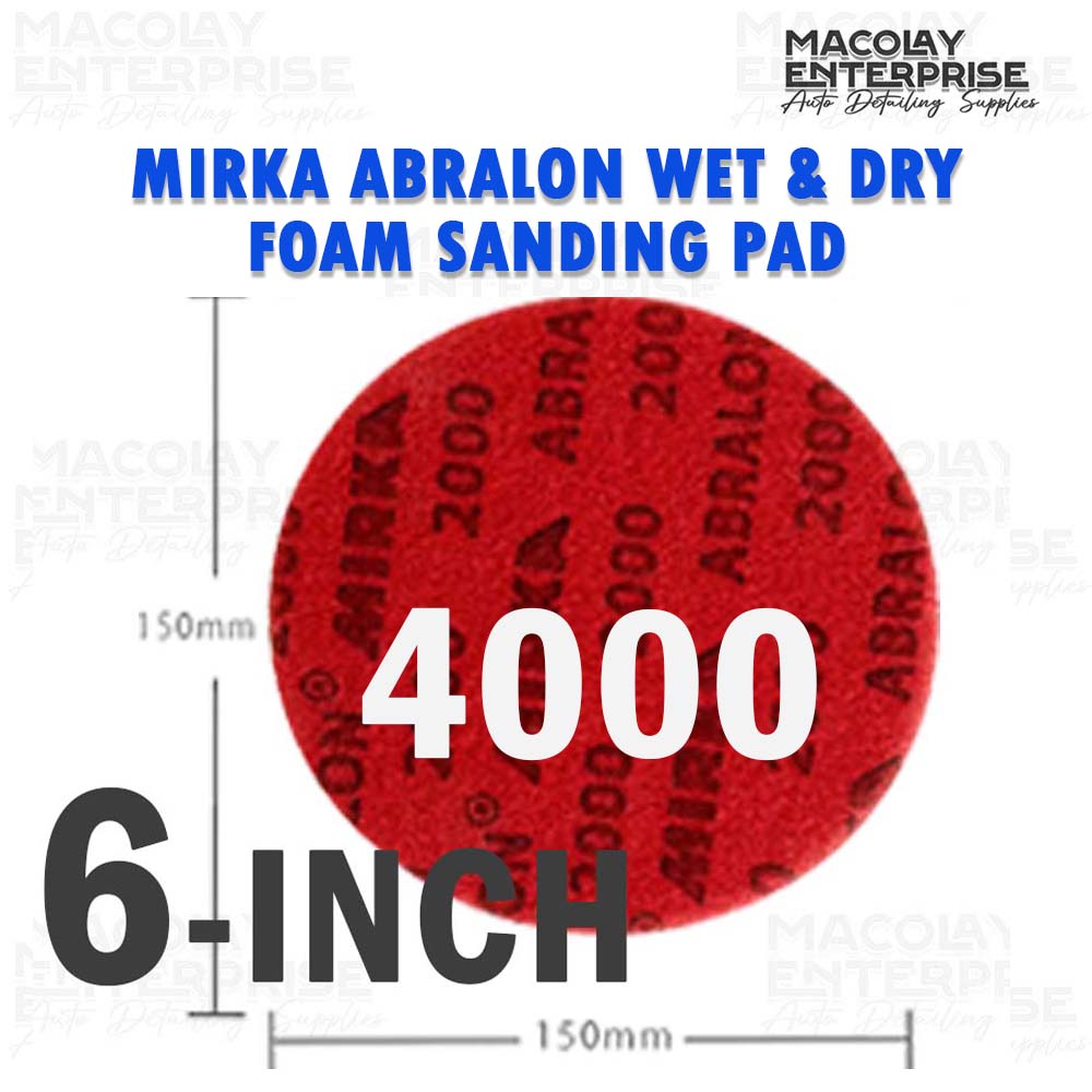 PO-024 Mirka Abralon Wet and Dry Foam Sanding Disc, Sanding Pad