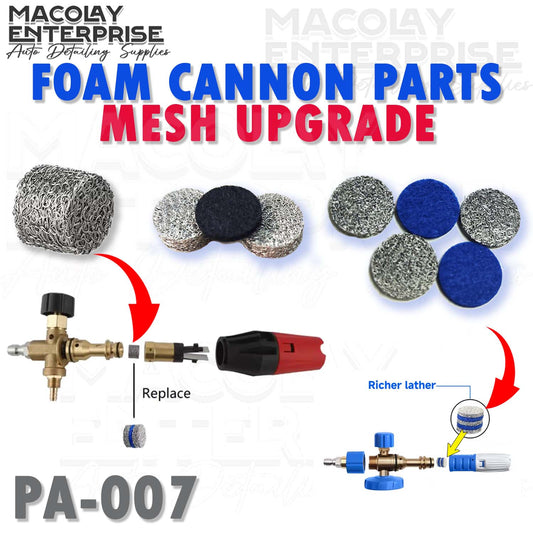 PA-007 Foam Cannon Mesh Filter Foam Replacement or Upgrade